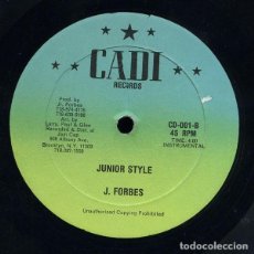 Discos de vinilo: FRANKIE PAUL / J. FORBES* – LITTLE WALTER / JUNIOR STYLE LABEL: CADI RECORDS LP. Lote 349148029