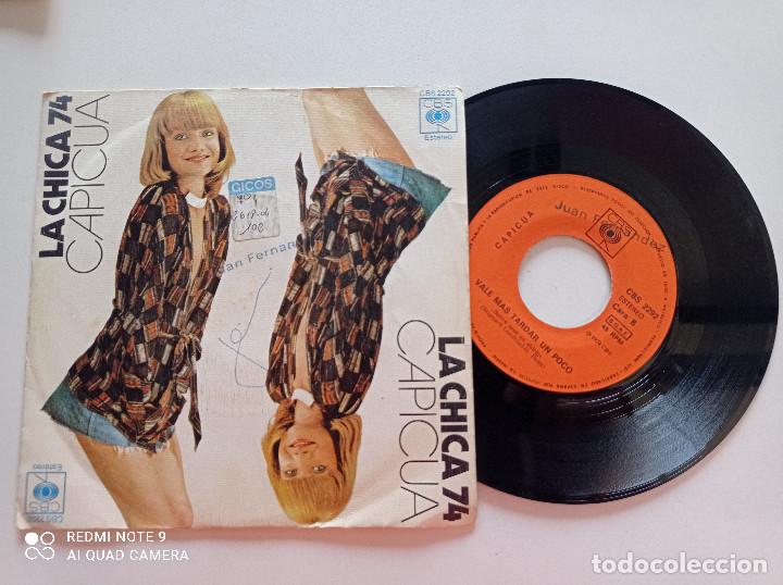 Discos de vinilo: CAPICUA - La Chica 74 - SINGLE CBS 1974 - Foto 1
