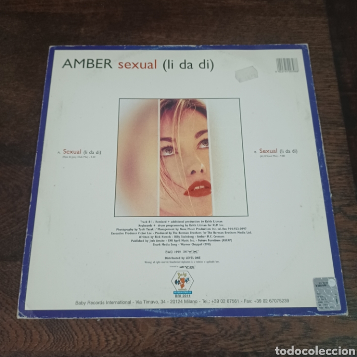 Discos de vinilo: AMBER SEXUAL ( LI DA LI ) 1999 - Foto 2