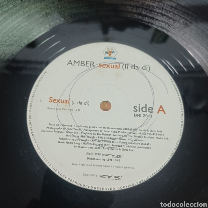 Discos de vinilo: AMBER SEXUAL ( LI DA LI ) 1999 - Foto 3