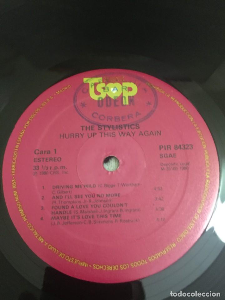 Discos de vinilo: The Stylistics &lrm;&ndash; Hurry Up This Way Again - Foto 3