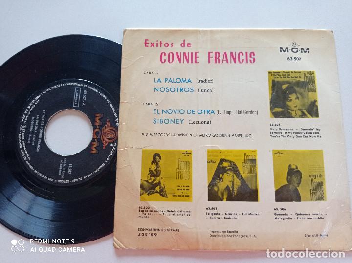 Discos de vinilo: CONNIE FRANCIS - Exitos De...- EP MGM 1964 - Foto 2