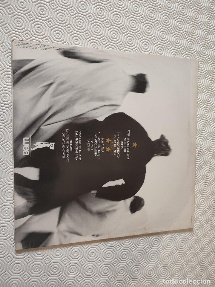 Discos de vinilo: VINILO LA UNION. VIVIR AL ESTE DEL EDEN. 1988. - Foto 2