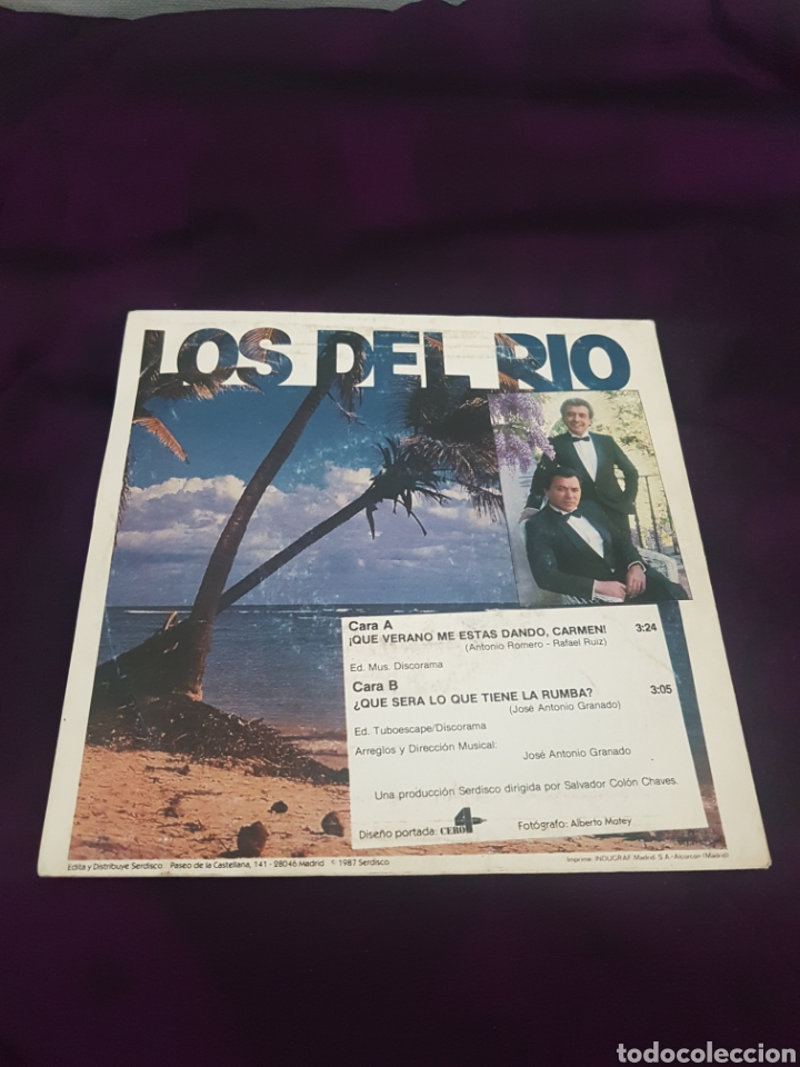 Discos de vinilo: LOS DEL RIO (SINGLE) - Foto 2