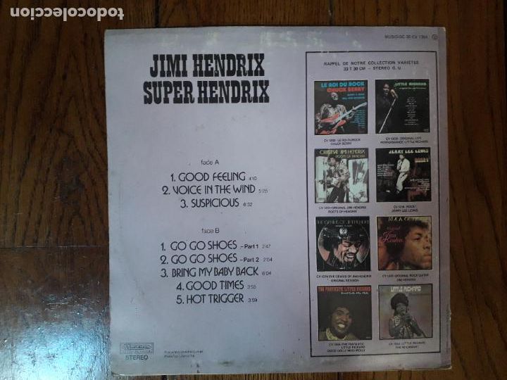 Discos de vinilo: Jimi Hendrix - s&uacute;per Hendrix - original session - Foto 2
