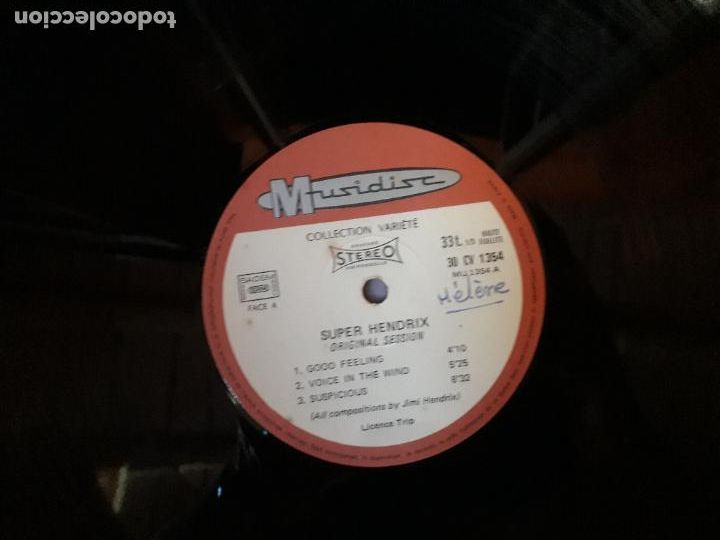 Discos de vinilo: Jimi Hendrix - s&uacute;per Hendrix - original session - Foto 3