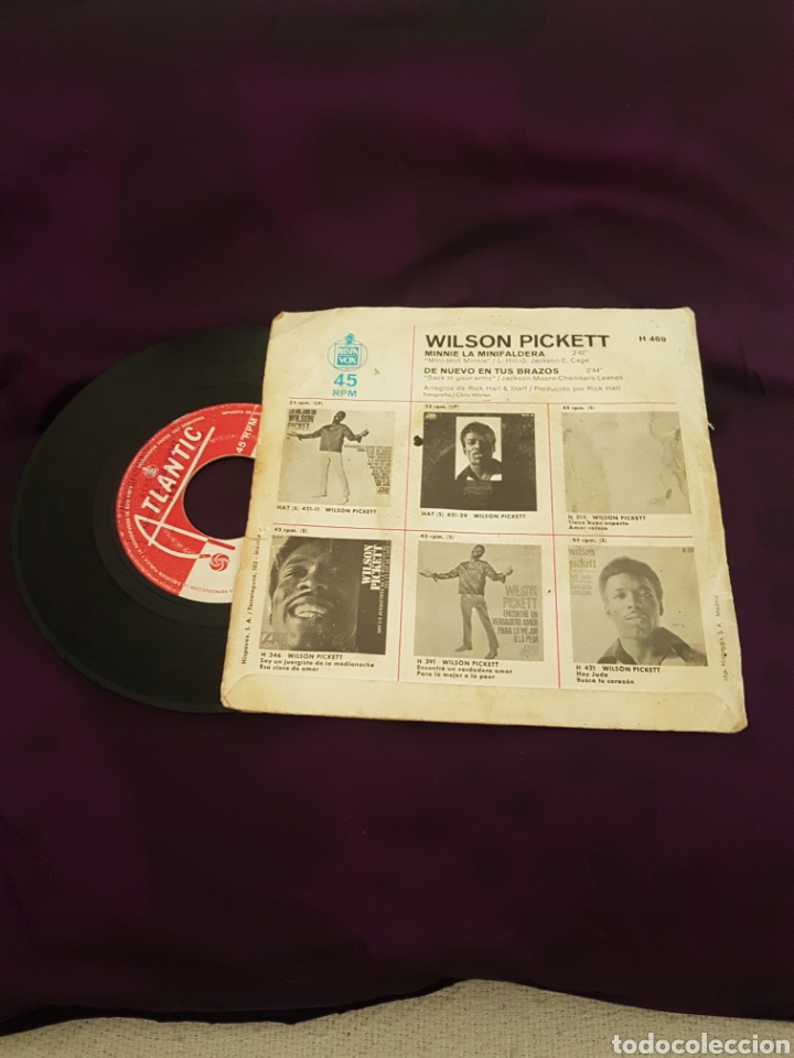 Discos de vinilo: WILSON PICKETT (SINGLE) - Foto 2