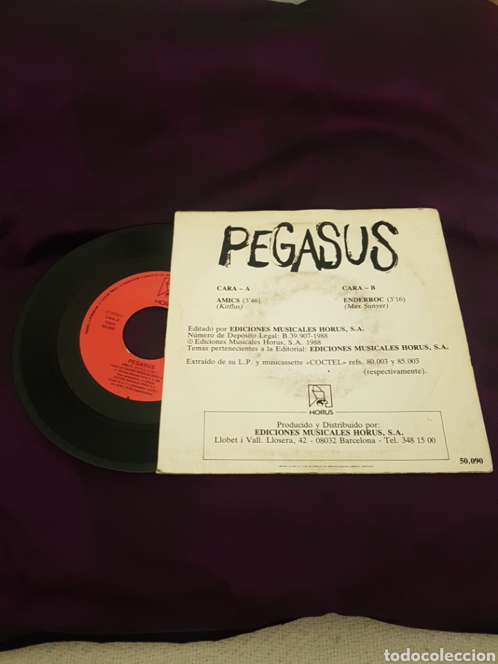 Discos de vinilo: PEGASUS (SINGLE) - Foto 2