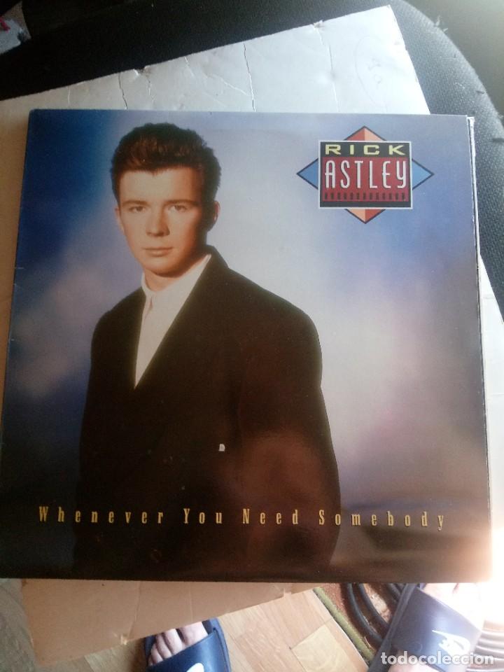 Discos de vinilo: rick astley whenever you need somebody 1987 lp - Foto 1