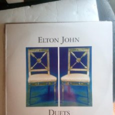 Discos de vinilo: ELTON JOHN DUETS 1993 2 LPS INSERTS