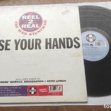 Discos de vinilo: REEL 2 REAL - RAISE YOUR HANDS (ENGLAND, POSITIVA RECORDS 1994)MAXI. Lote 349349704