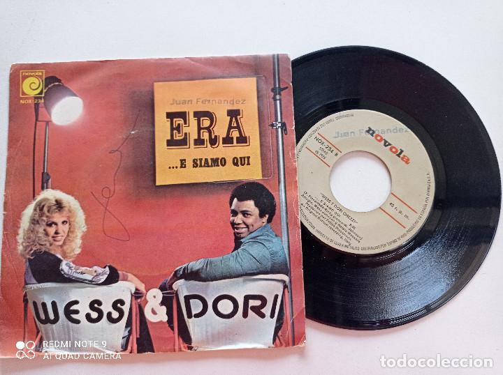 Dischi in vinile: WESS & DORI GUEZZI - ...E Siamo Qui - SINGLE NOVOLA 1975