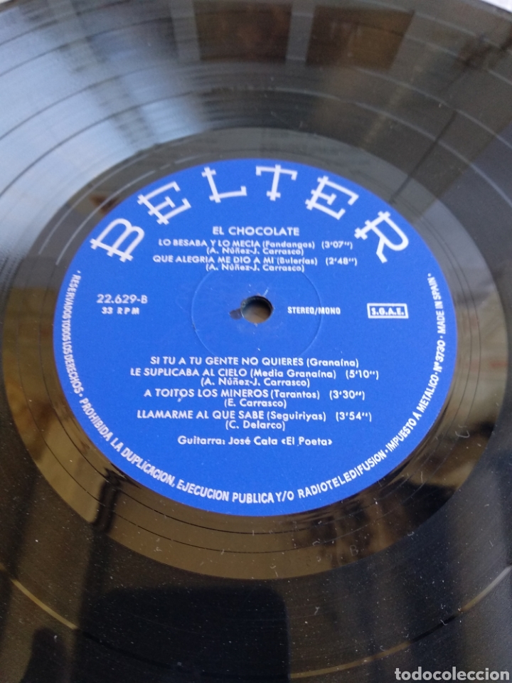Discos de vinilo: *EL CHOCOLATE. SPAIN. BELTER. 1972 - Foto 3
