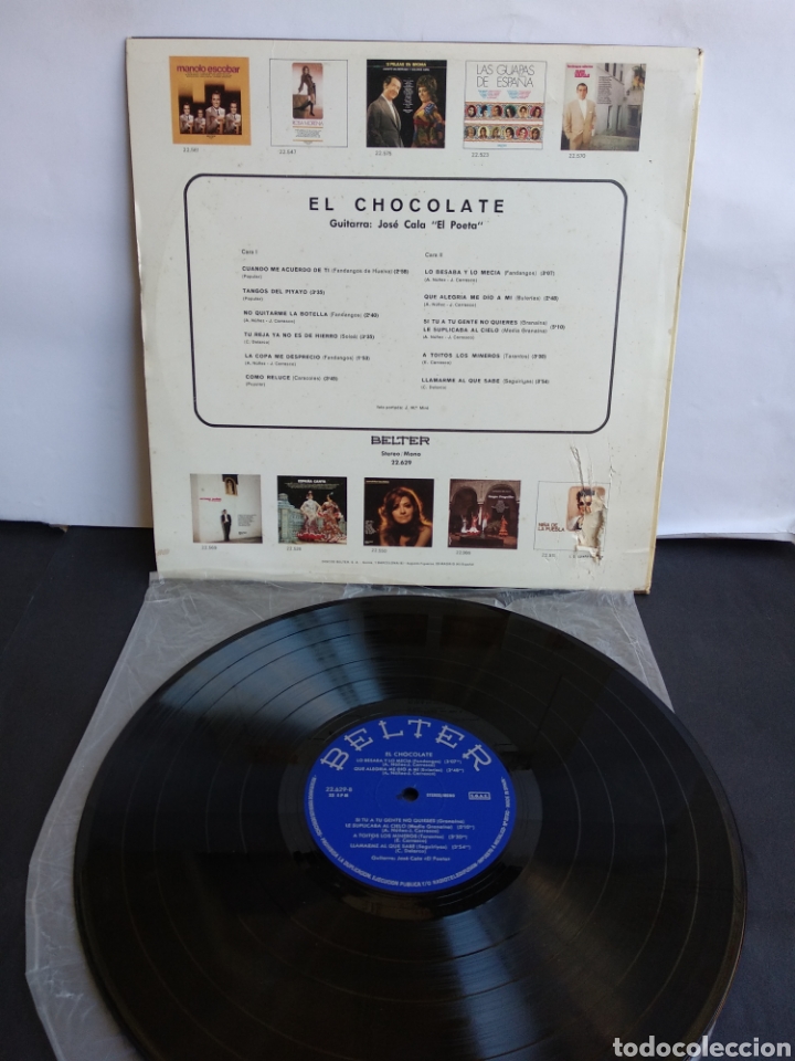 Discos de vinilo: *EL CHOCOLATE. SPAIN. BELTER. 1972 - Foto 2