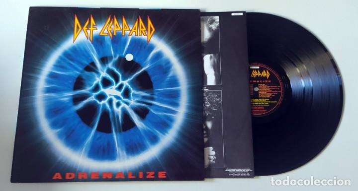 Discos de vinilo: LP DEF LEPPARD - ADRENALIZE - Foto 3