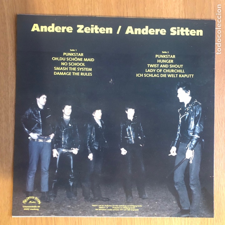 Discos de vinilo: Punkenstein - Andere Zeiten&hellip; - LP - Foto 2