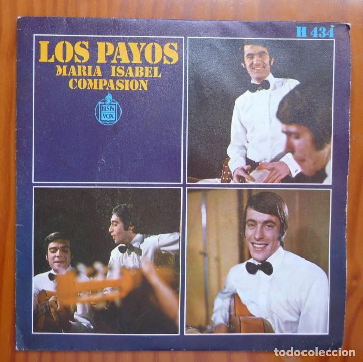 Discos de vinilo: LOS PAYOS / MARIA ISABEL / 1969 / SINGLE - Foto 1