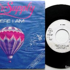 Discos de vinilo: AIR SUPPLY - HERE I AM / THIS HEART BELONGS TO ME - SINGLE ARISTA 1981 PROMO BPY. Lote 349408119
