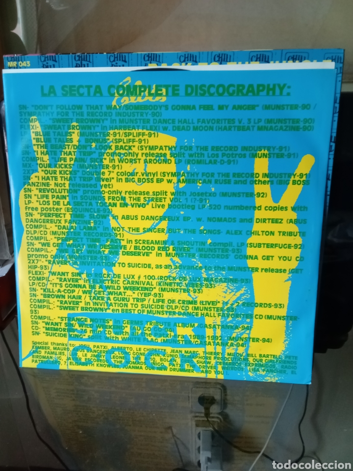Discos de vinilo: LA SECTA 1993 Munster Records - Foto 4