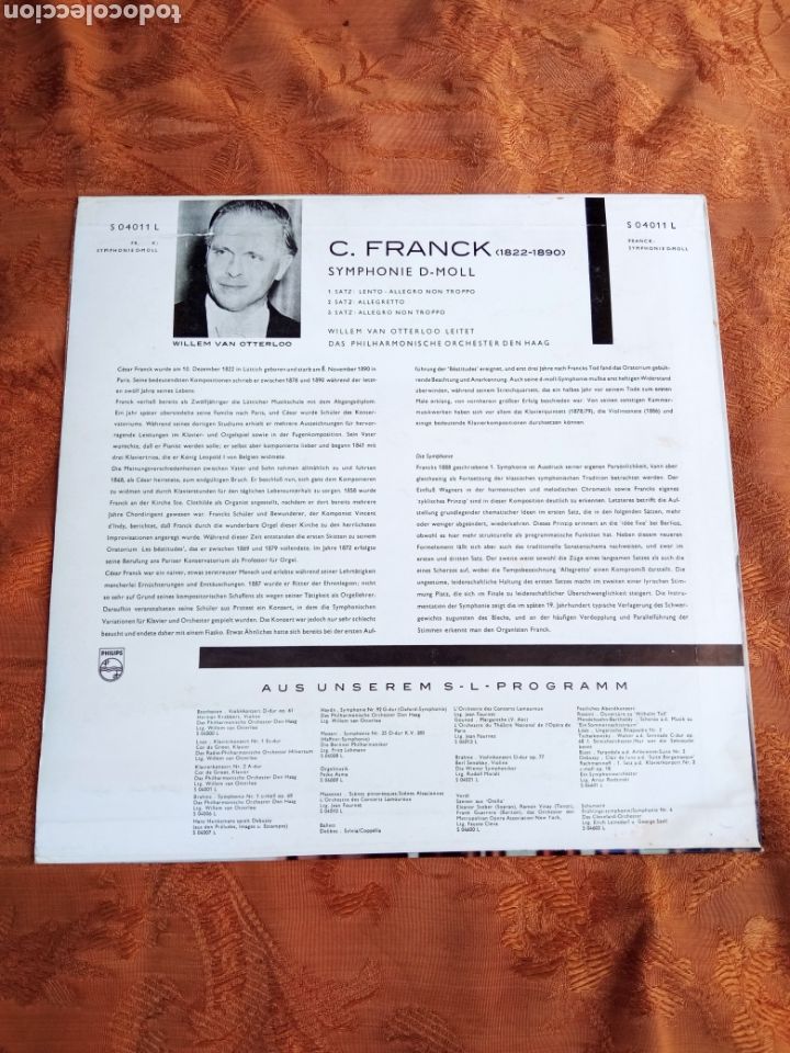 Discos de vinilo: FRANC. SIMPHONIE D-MOLL - Foto 2