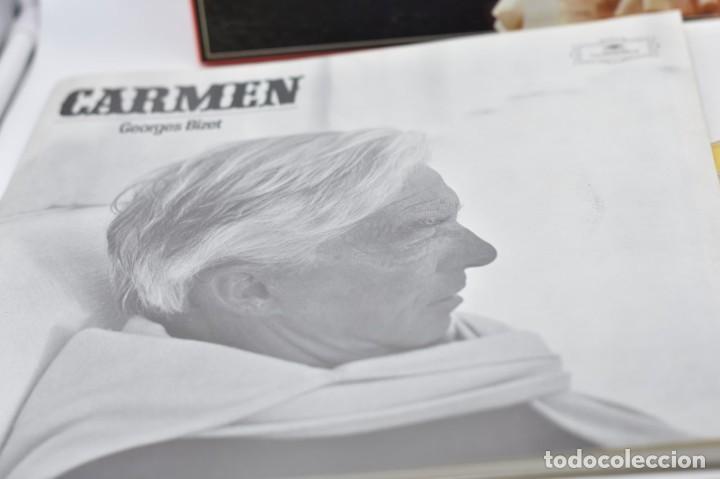 Discos de vinilo: Carmen Opera 3 LPs Herbert Von Karajan - Foto 6