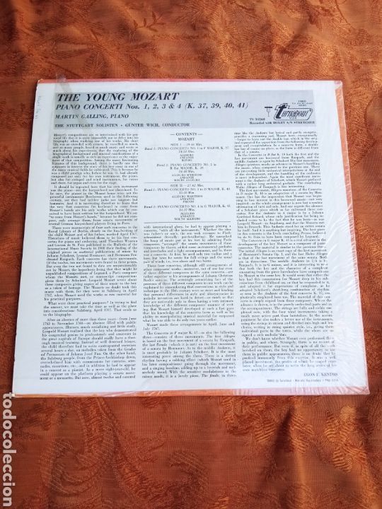Discos de vinilo: MOZART, CONCIERTO DE PIANO - Foto 2