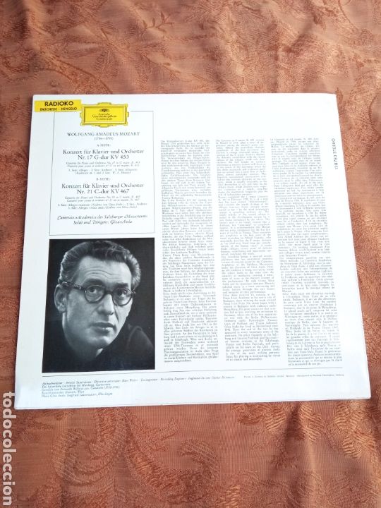 Discos de vinilo: MOZART,CONCIERTOS DE PIANO - Foto 2