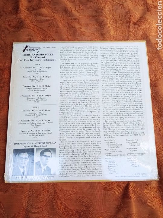 Discos de vinilo: CONCIERTO PADRE ANTONIO SOLER - Foto 2
