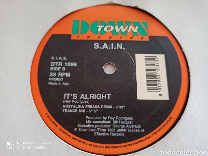 Discos de vinilo: S. A. I. N. - Its Alright - Foto 2