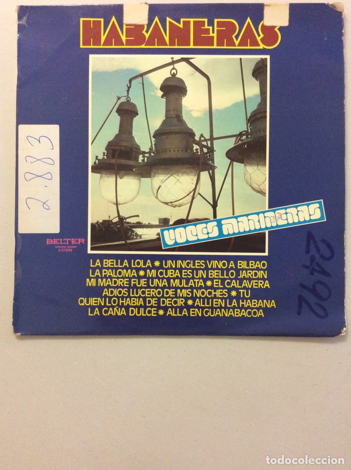 Vinyl-Schallplatten: Habaneras. Voces Marineras. La Bella Lola.