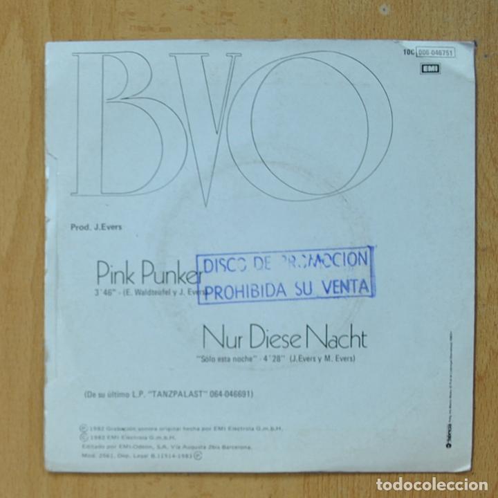 Discos de vinilo: BVO - PINK PUNKER - SINGLE - Foto 2