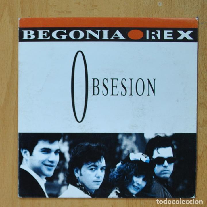 Discos de vinilo: BEGONIA REX - OBSESION - SINGLE - Foto 1