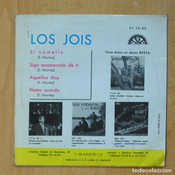 Discos de vinilo: LOS JOIS - EL CAMELLO + 3 - EP - Foto 2