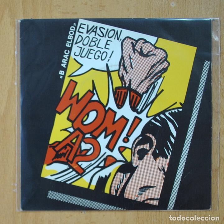 Discos de vinilo: EVASION DOBEL JUEGO - B ARAC ELBOD - SINGLE - Foto 1