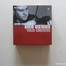 Discos de vinilo: VIOLIN CONCERTOS. HISTORIC RUSSIAN ARCHIVES - DAVID OISTRAKH (BRILLIANT CLASSICS) 10 CDS