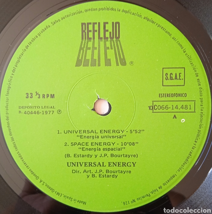 Discos de vinilo: Disco de vinilo Universal Energy - Foto 3