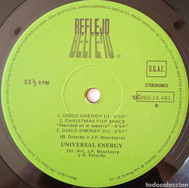 Discos de vinilo: Disco de vinilo Universal Energy - Foto 4