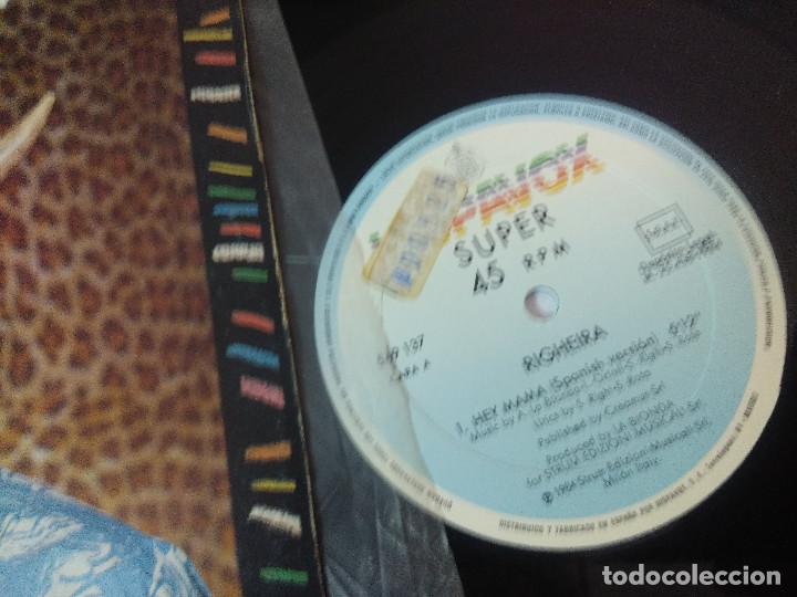 Discos de vinilo: RIGHEIRA/HEY MAMA/VINILO MAXI. - Foto 2