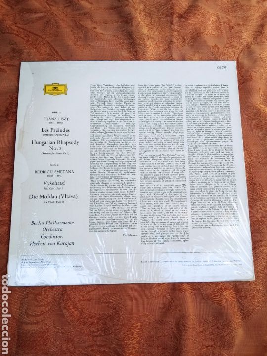Discos de vinilo: LISZT,BERLIN PHILHARMONIC ORCHESTRA - Foto 2