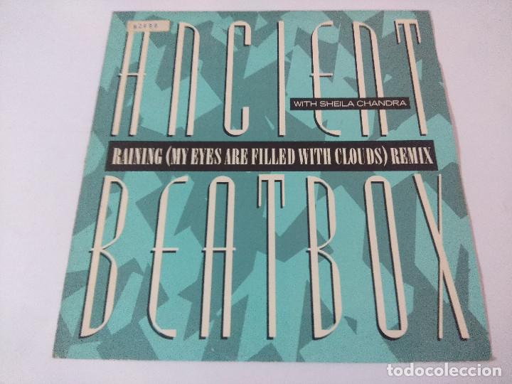 Discos de vinilo: ANCIENT BEATBOX/RAINING/VINILO MAXI. - Foto 1