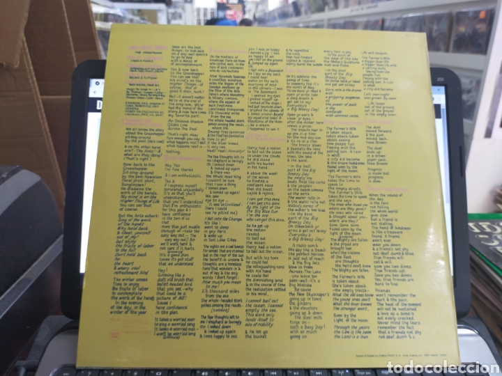 Discos de vinilo: David Thomas LP more places forever Espa&ntilde;a 1985 - Foto 2
