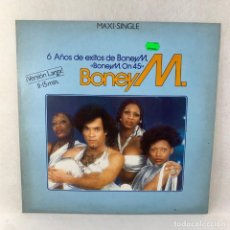 Discos de vinilo: MAXI SINGLE BONEY M. - 6 AÑOS DE ÉXITOS DE BONEY M. - ESPAÑA - AÑO 1982. Lote 349584849