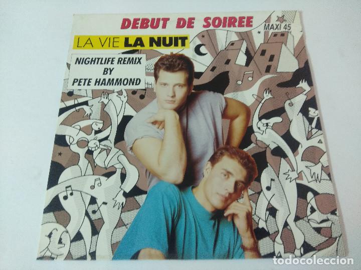 Discos de vinilo: DEBUT DE SOIREE/LA VIE LA NUIT/VINILO MAXI. - Foto 1