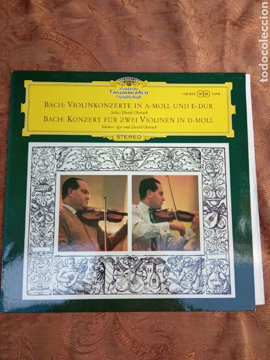 Discos de vinilo: BACH CONCIERTO DE VIOLIN - Foto 1