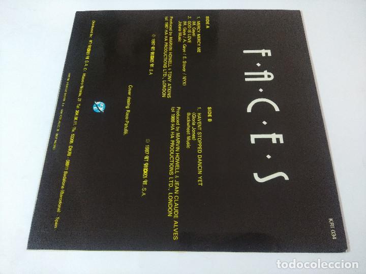 Discos de vinilo: FACES /MERCI MERCI ME/VINILO MAXI. - Foto 3