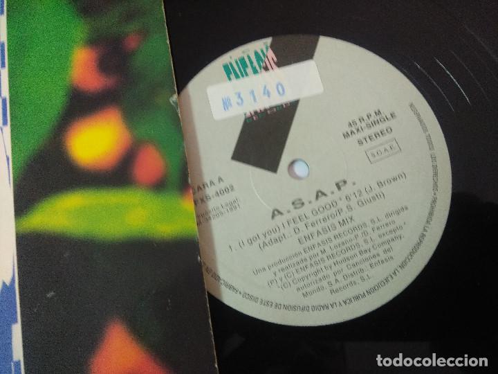 Discos de vinilo: A.S.A.P./I GOT YOU/VINILO MAXI. - Foto 2