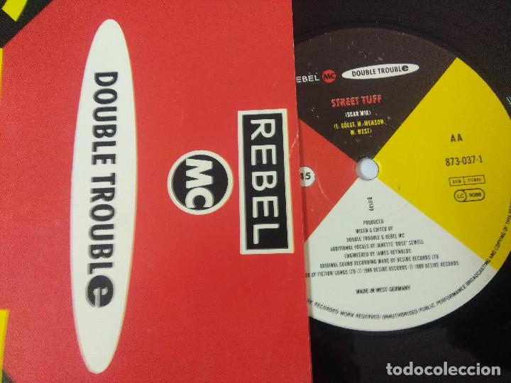 Discos de vinilo: STREET TUFF/DOUBLE TROUBLE/VINILO MAXI. - Foto 2