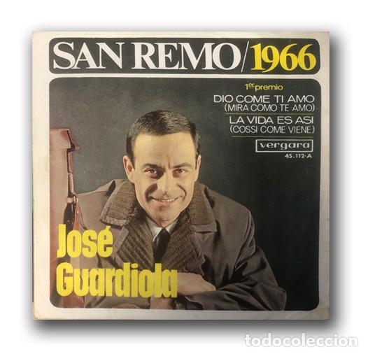 Discos de vinilo: Jose Guardiola - San Remo - Foto 1