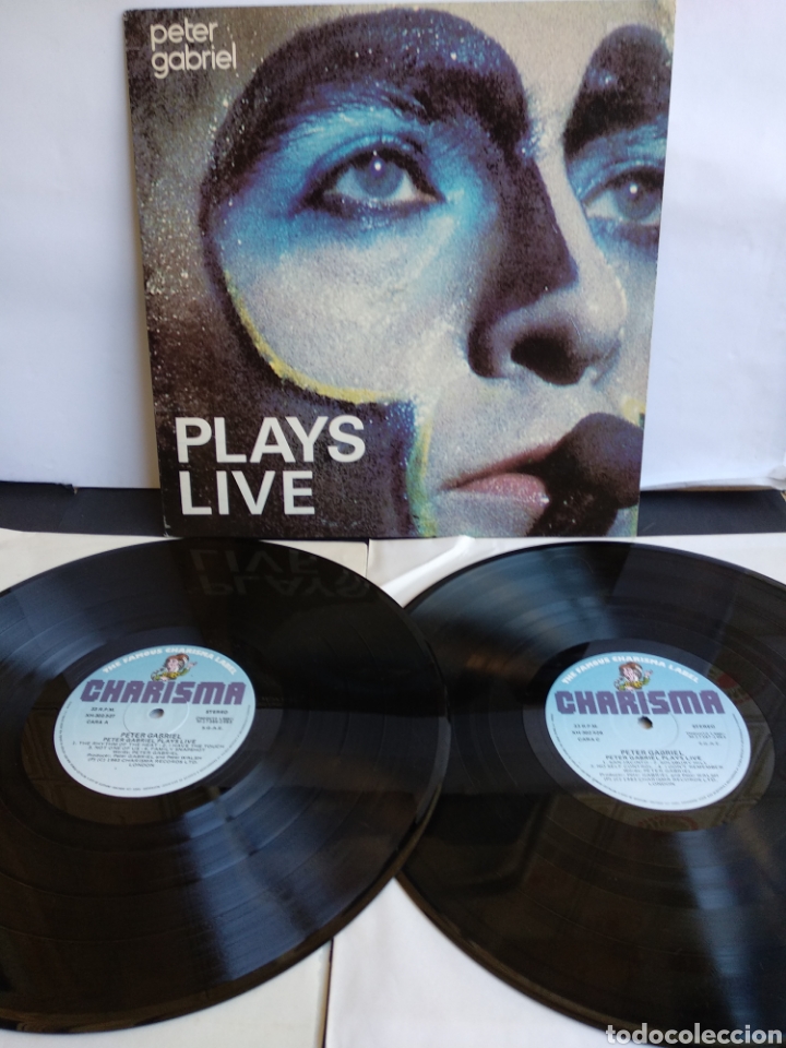Discos de vinilo: *PETER GABRIEL. PLAYS LIVE. SPAIN. CHARISMA. 1983. LA.4 - Foto 1