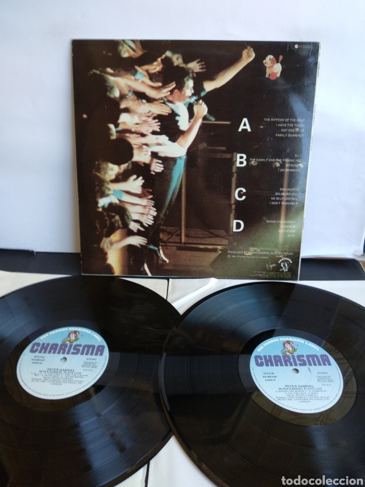 Discos de vinilo: *PETER GABRIEL. PLAYS LIVE. SPAIN. CHARISMA. 1983. LA.4 - Foto 2